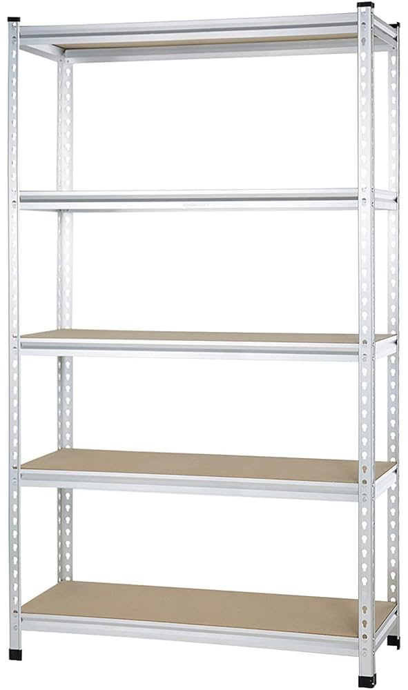 Amazon｜Amazonベーシック5 シェルフ ストレージユニット 耐久性